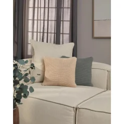 Copricuscino A Maglia In Cotone Organico Adalyn