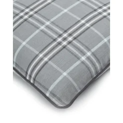 Copricuscino A Quadri Con Bordino Stirling