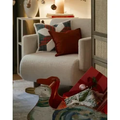 Copricuscino A Quadri Con Motivo Natalizio Evangeline