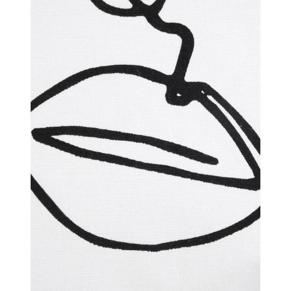 Copricuscino Aria Con Disegno Astratto One Line