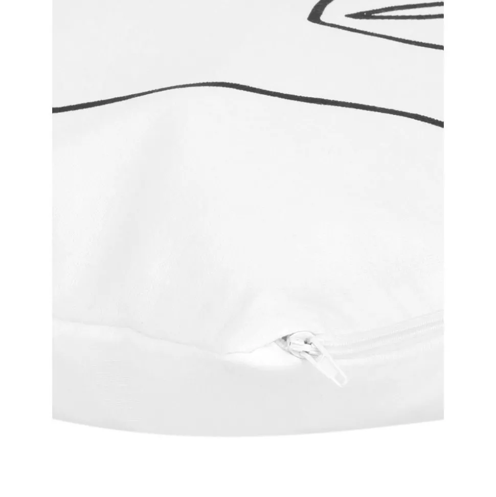 Copricuscino Aria Con Disegno Astratto One Line