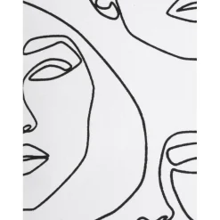 Copricuscino Aria Con Disegno Astratto One Line