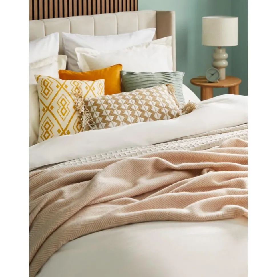 Copricuscino Boho Color Crema/Giallo Delilah