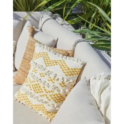 Copricuscino Boho Con Ornamenti Decorativi Paco