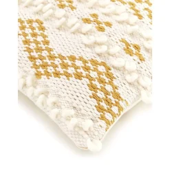 Copricuscino Boho Con Ornamenti Decorativi Paco