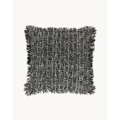 Copricuscino Boucle Con Frange Bounce