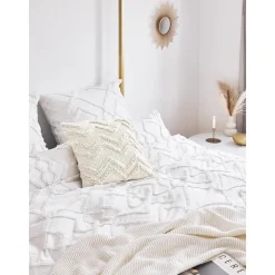 Copricuscino Con Motivo A Zigzag Taftato Akesha