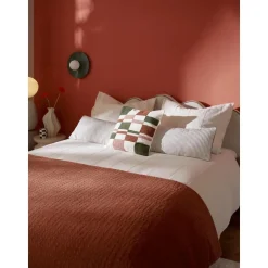 Copricuscino Con Motivo Capitonne A Quadri Scout