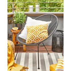 Copricuscino Con Motivo Grafico Miami