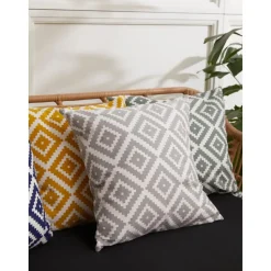 Copricuscino Con Motivo Grafico Miami