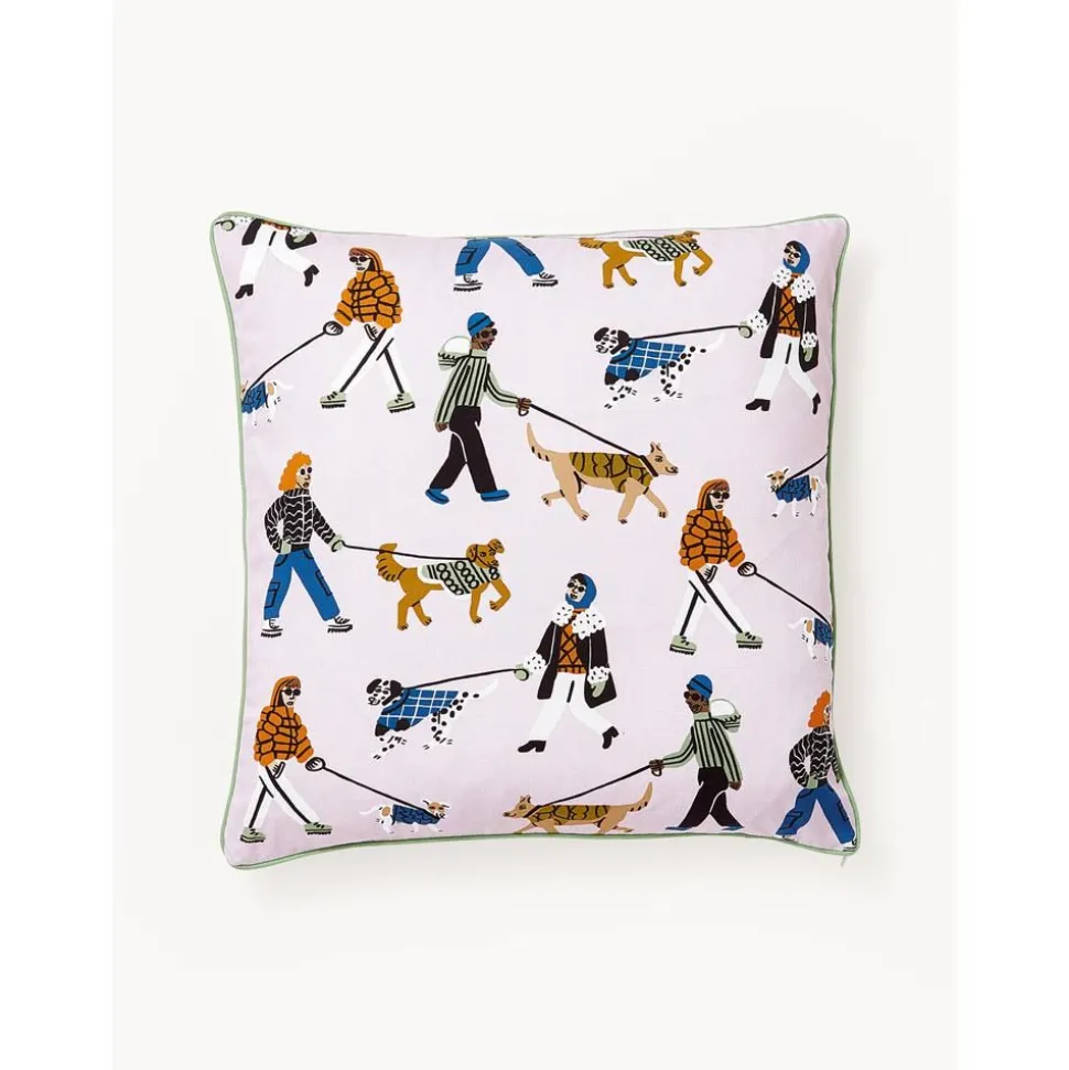 Copricuscino Con Motivo Invernale Doggo