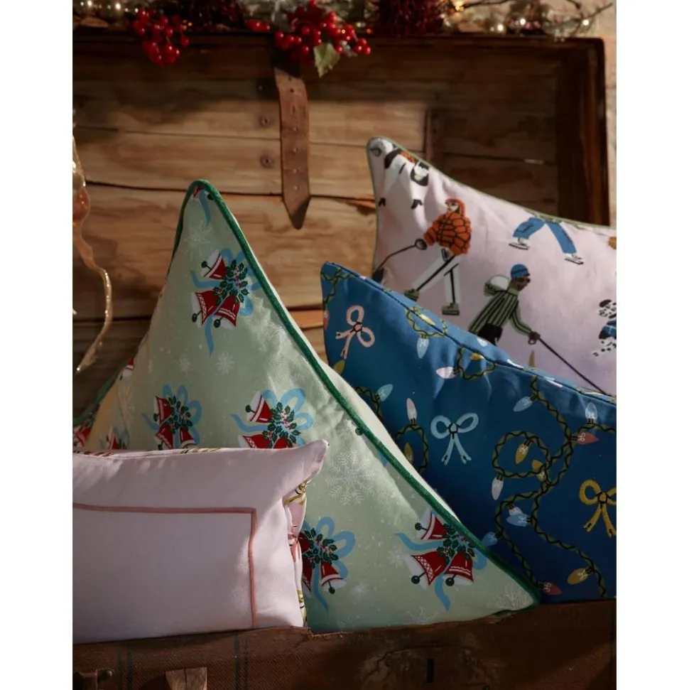 Copricuscino Con Motivo Invernale Doggo