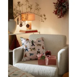 Copricuscino Con Motivo Invernale Doggo