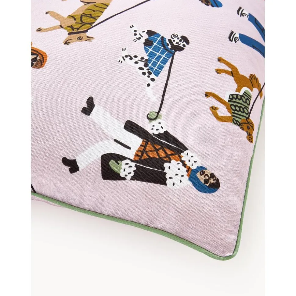 Copricuscino Con Motivo Invernale Doggo