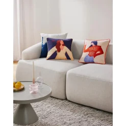 Copricuscino Con Motivo Stato D'Animo Junia