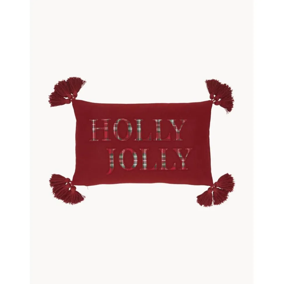 Copricuscino Con Nappe Holly Jolly
