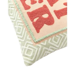 Copricuscino Con Scritta Ricamata Whatever