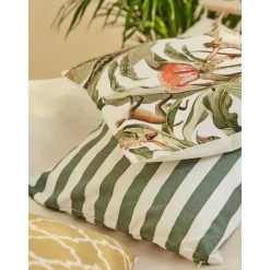 Copricuscino Con Stampa Tropicale Monkey