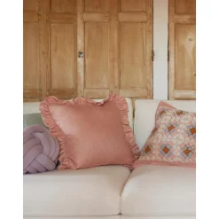 Copricuscino Con Volant Camille