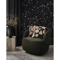 Copricuscino Dal Design Candice Gray Fruits