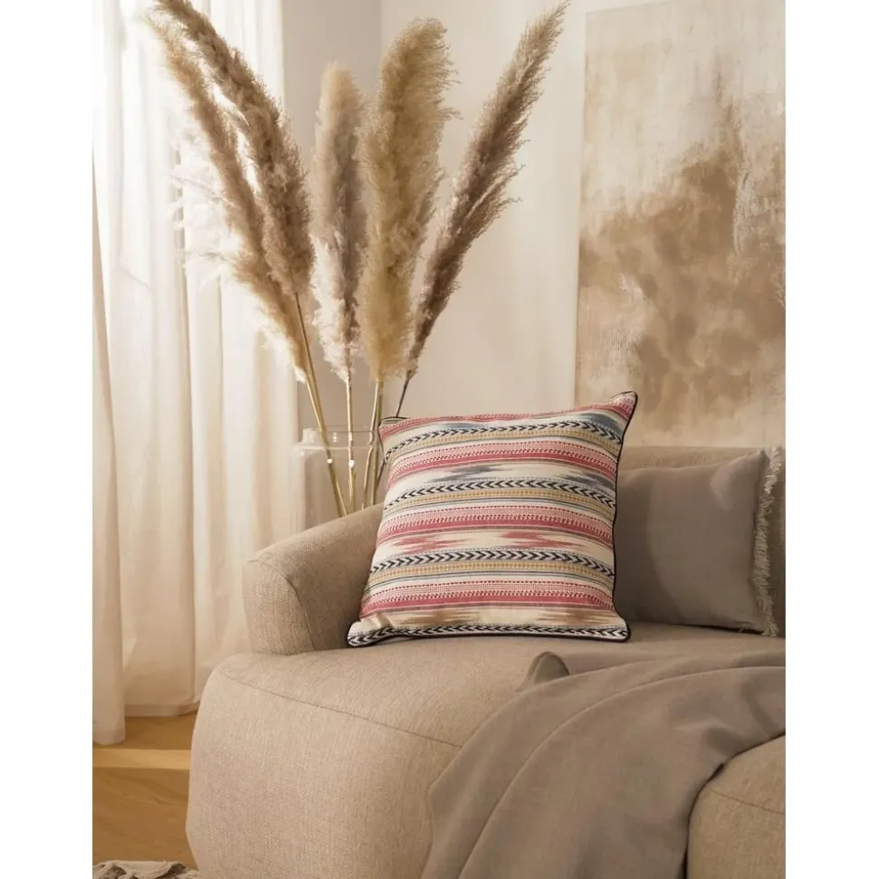 Copricuscino In Cotone Con Bordino Maja