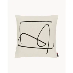 Copricuscino In Cotone Con Stampa Astratta Nova