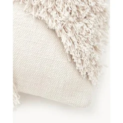Copricuscino In Cotone Con Motivo A Frange Inga