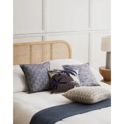 Copricuscino In Cotone Tessuto A Maglia Emilio