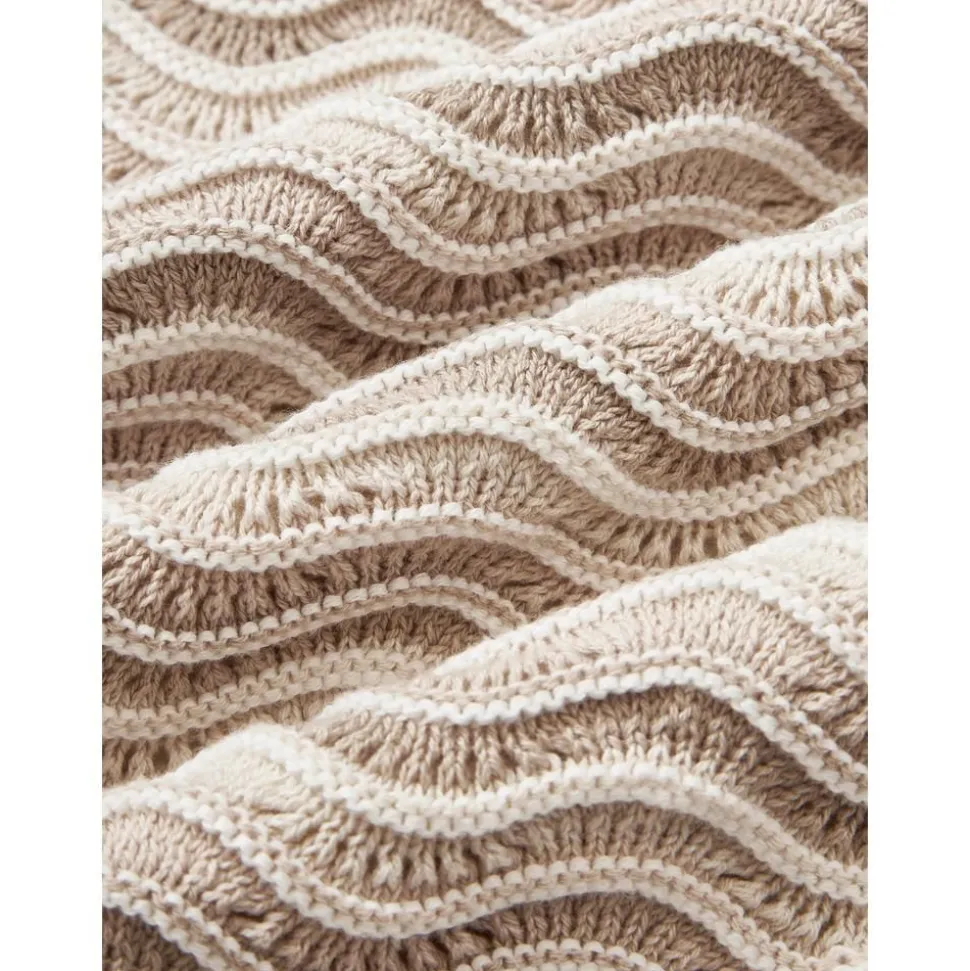 Copricuscino In Cotone Tessuto A Maglia Emilio