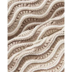 Copricuscino In Cotone Tessuto A Maglia Emilio