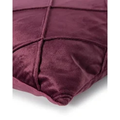 Copricuscino In Velluto Con Motivo A Rombi Nobless