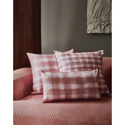 Copricuscino Reversibile Di Candice Gray Check