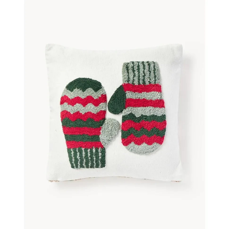 Copricuscino Reversibile In Tessuto Capitonne Con Motivo Invernale Nathaniel