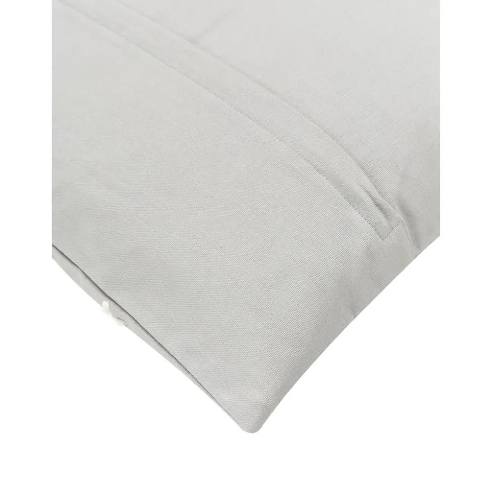 Copricuscino Ricamata Color Grigio Snowflake