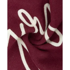 Copricuscino Ricamata Color Rosso Joy