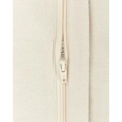 Copricuscino Ricamata Color Beige Snowflake