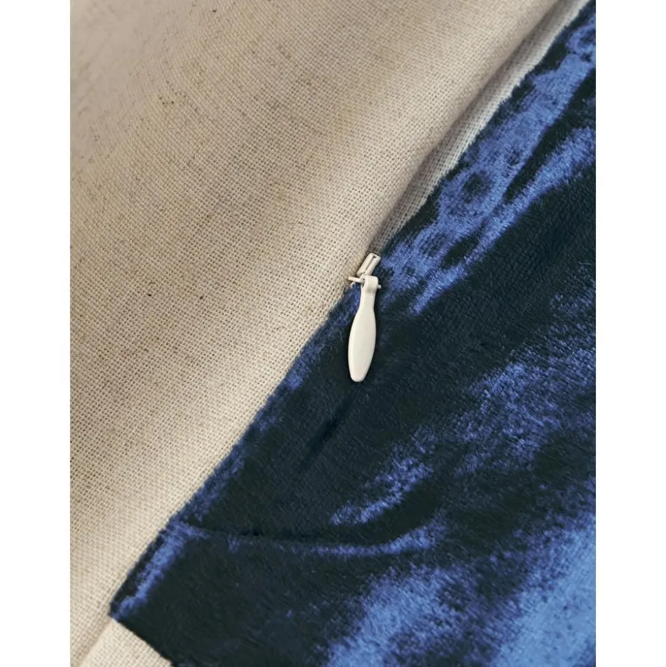 Copricuscino Ricamato Con Decoro In Velluto Farah