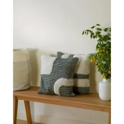 Copricuscino Tessuto A Mano Laine