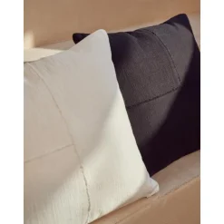 Copricusicno In Cotone Con Cuciture Decorative Terre