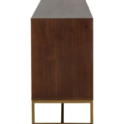 Credenza A Spina Di Pesce Con Ante E Finitura In Legno D'Acacia Class