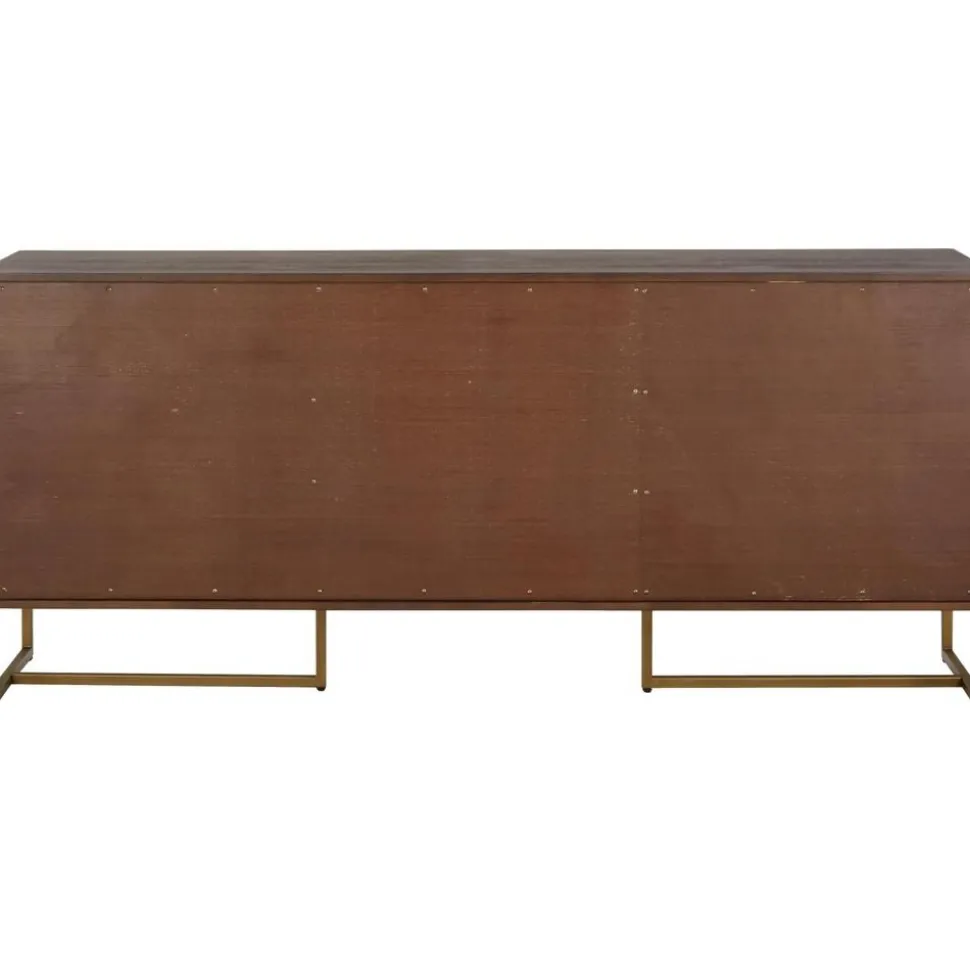 Credenza A Spina Di Pesce Con Ante E Finitura In Legno D'Acacia Class