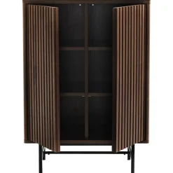 Credenza Alta Con Fronte Scanalato Rue