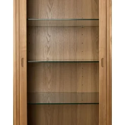 Credenza Alta Retro Con Ante Scorrevoli Scanalate Barbier