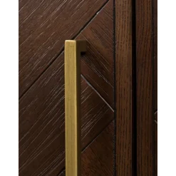 Credenza Bar A Spina Di Pesce Con Finitura In Legno Di Acacia Class