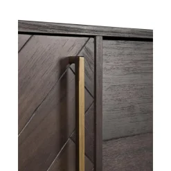 Credenza Bassa A Spina Di Pesce Con Finitura In Legno Di Acacia Class