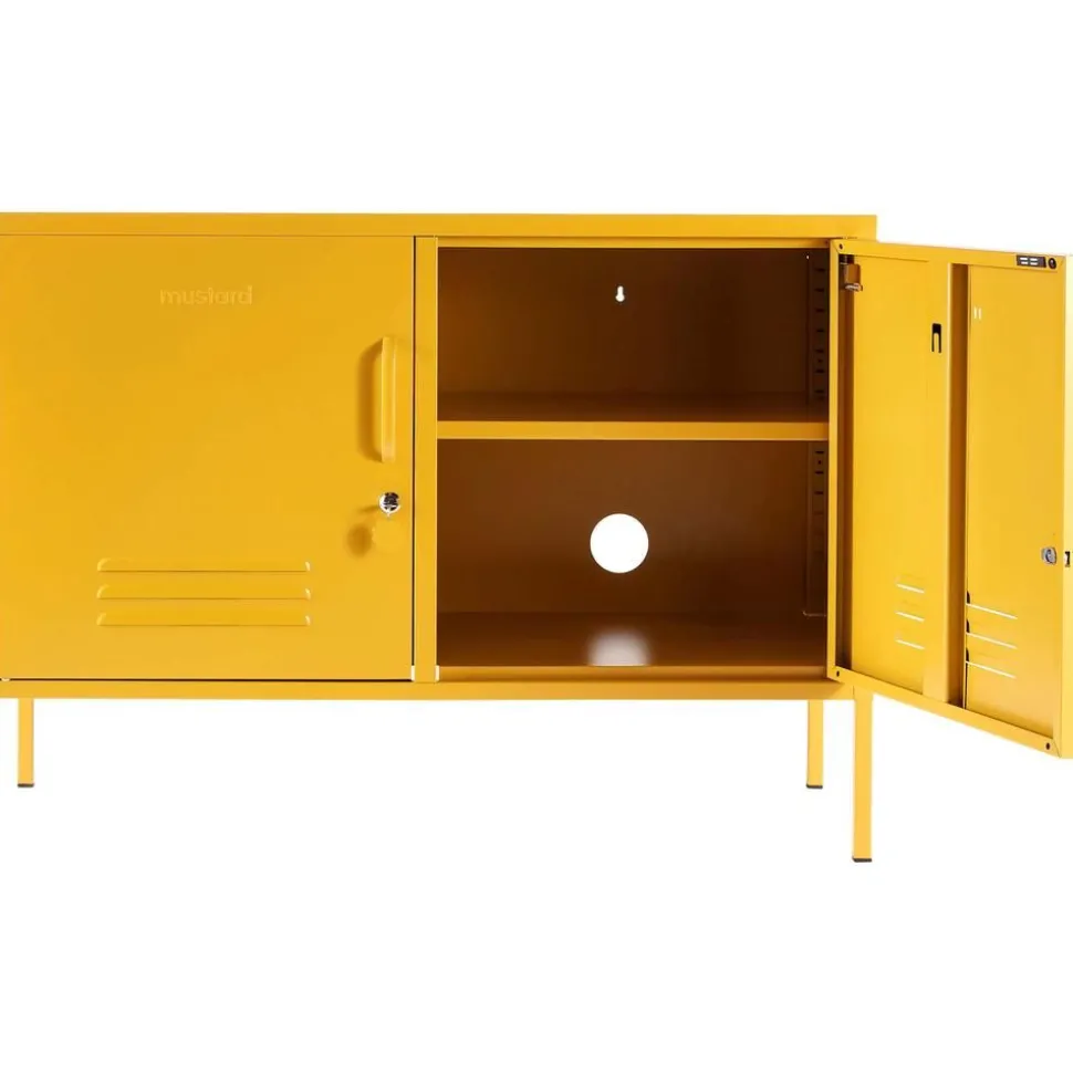 Credenza In Metallo Con Ante Mustard