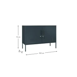 Credenza In Metallo Con Ante Midi