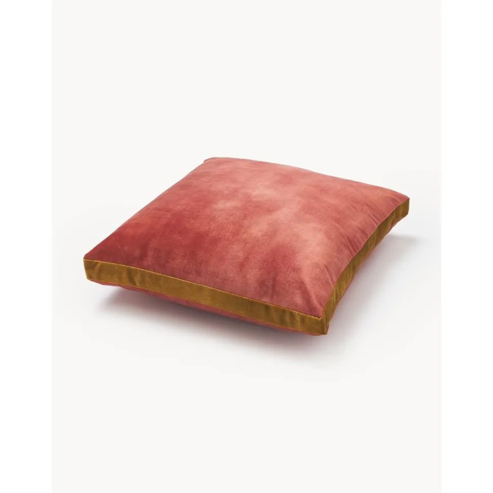 Cuscino A Forma Di Scatola In Velluto Con Bordo Laterale Tia