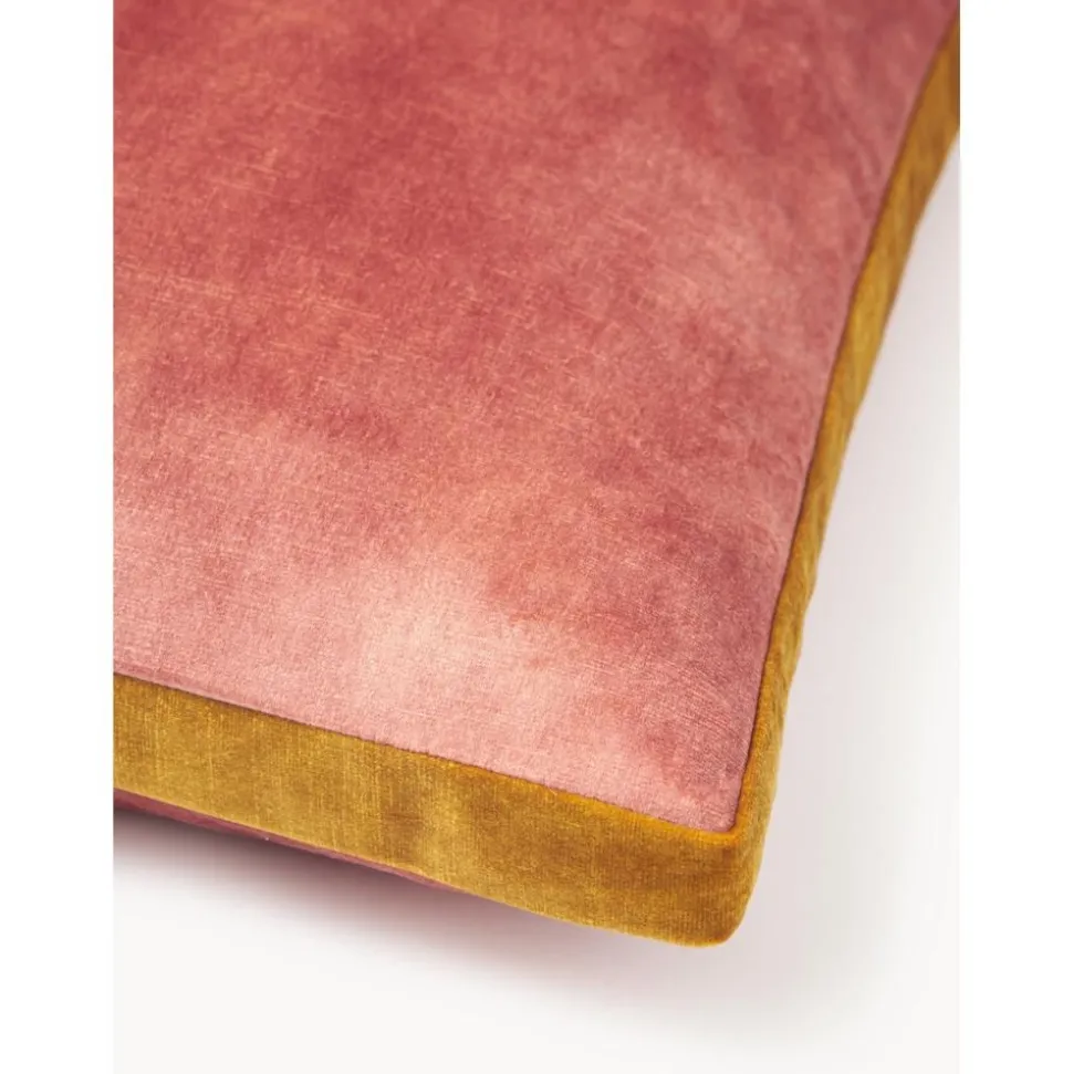 Cuscino A Forma Di Scatola In Velluto Con Bordo Laterale Tia