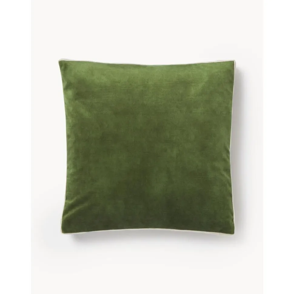 Cuscino A Forma Di Scatola In Velluto Con Bordino Tia